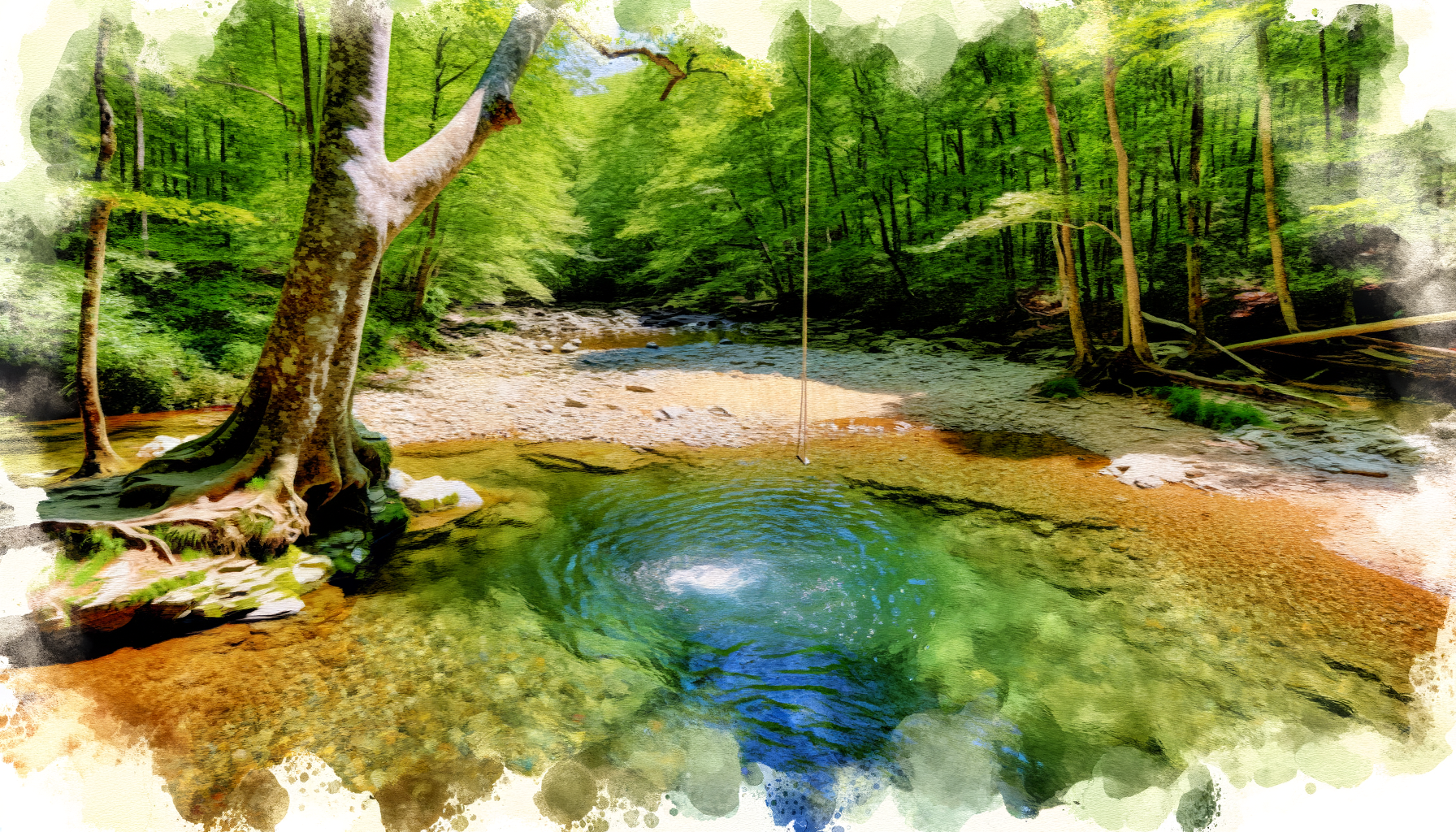 Blue Hole on Passage Creek