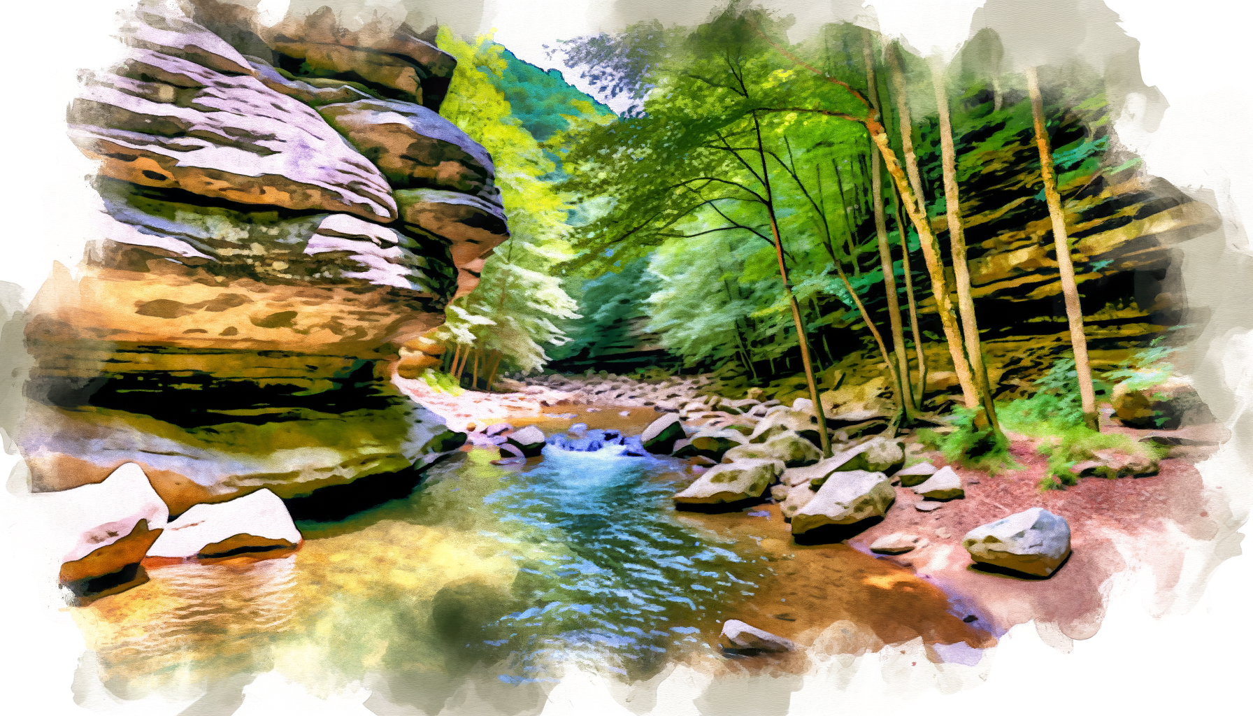 Buzzard Rock on Passage Creek