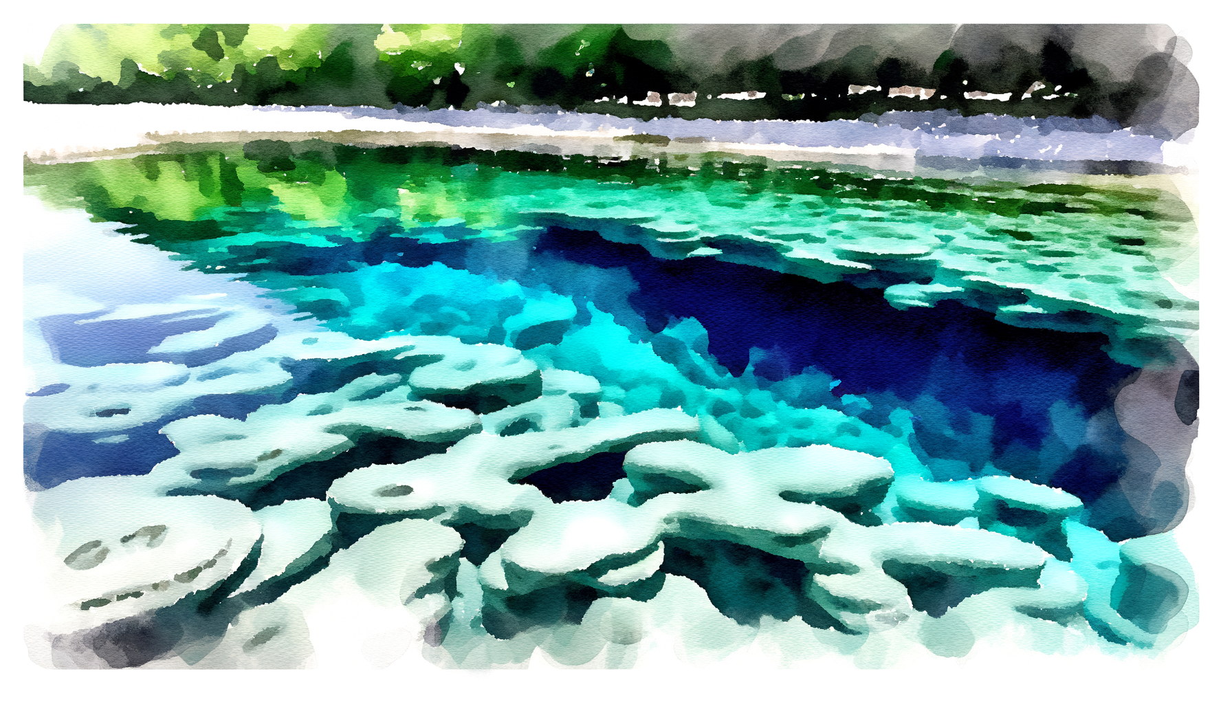 Cacapon River swimming area