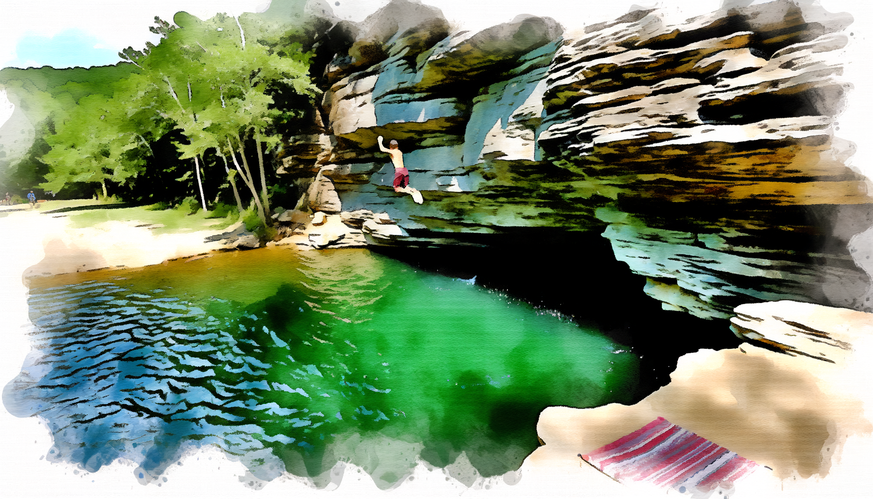 Gooney Creek swimming area