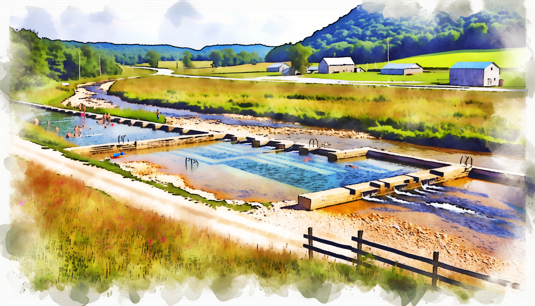 Opequon Creek swimming area